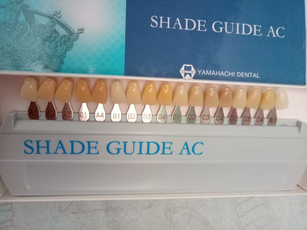 Escala de Cor Shade Guide Ac Item Info & Eletro Yamahachi Dental