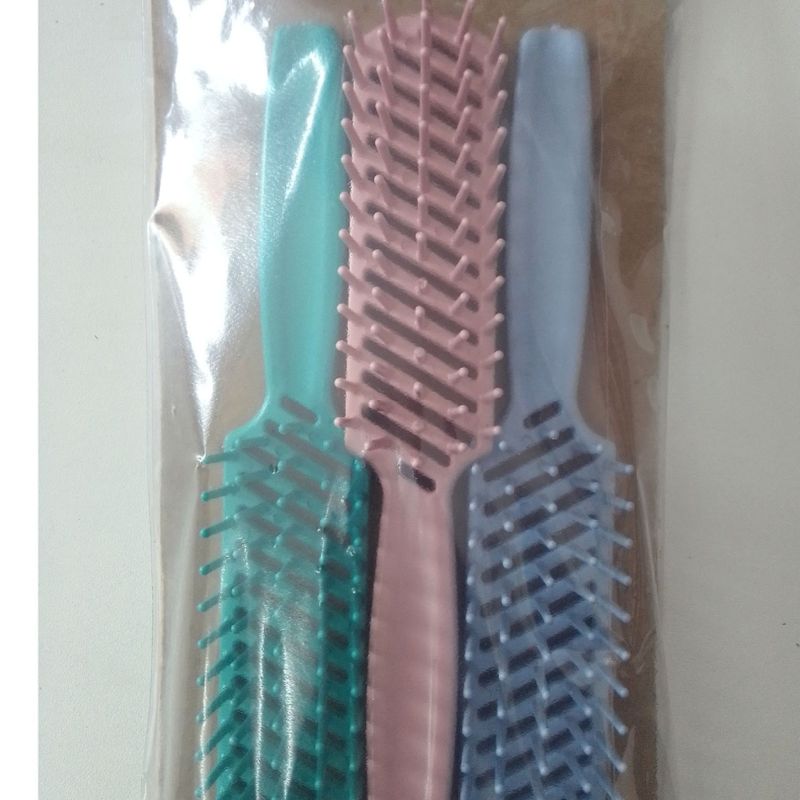 Escova plastica para cabelo modelo jacaré
