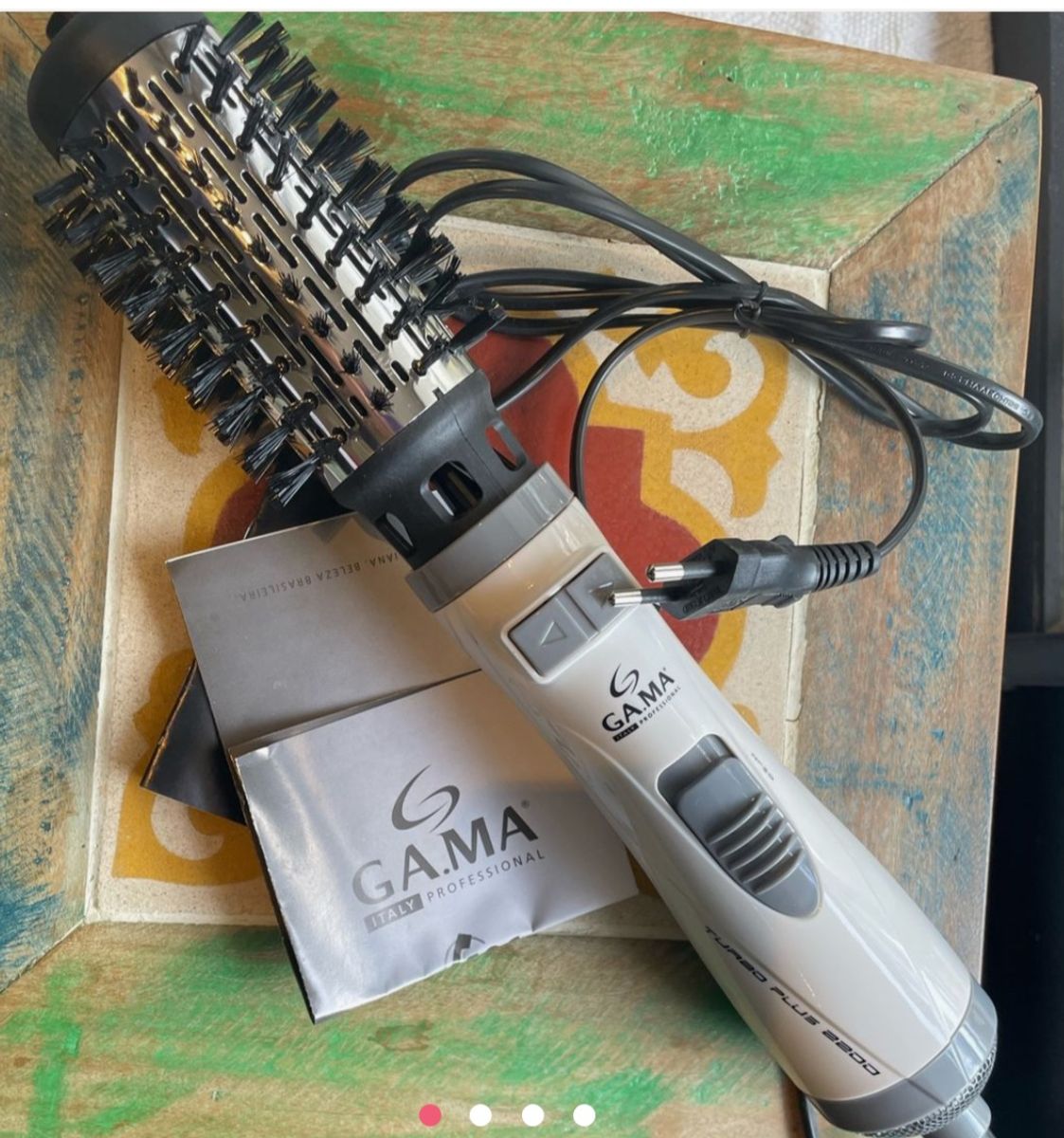 Escova Rotativa Nova, da Gama, Na Caixa!!! para Modelar Cabelos ...