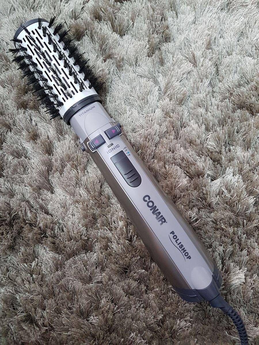 Escova Rotativa Rotating Air Brush Titanium Conair Produto p/ Cabelos