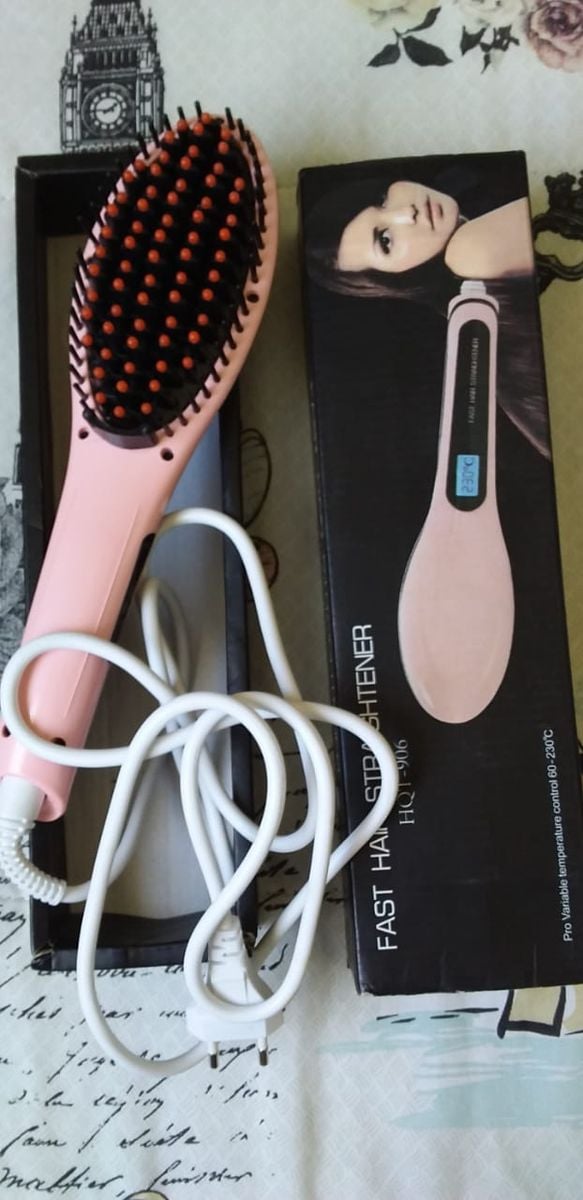 Escova Secadora Alisa E Modela Produto Feminino Fast Hair Usado