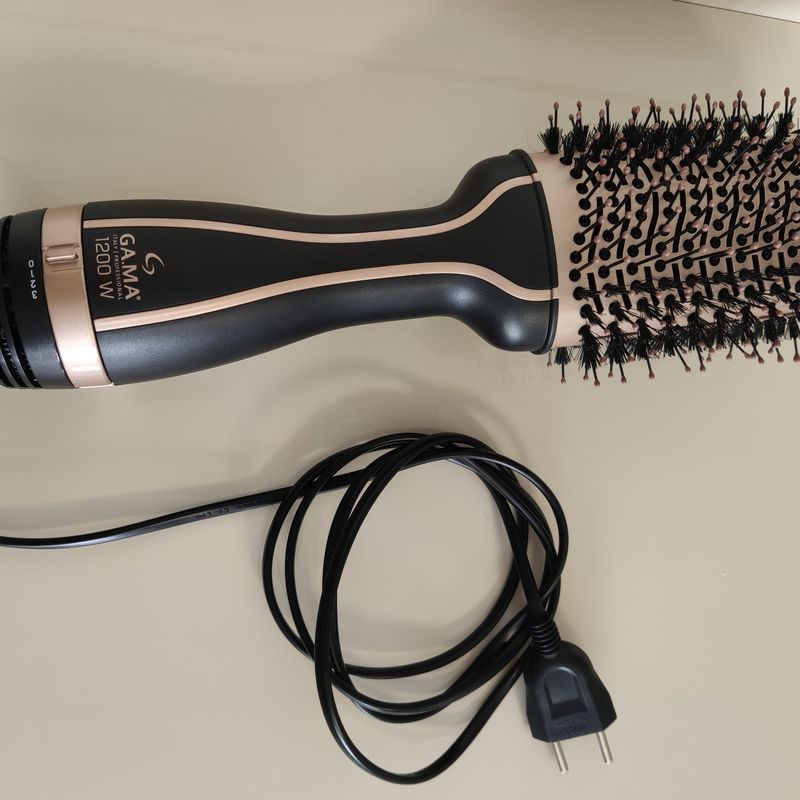 Escova Secadora Gama Stylish Keration Brush 3D Bivolt - Faz a Boa!