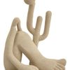 escultura decorativa poliresina abaporu 32 cm - cerâmica & escultura m.art