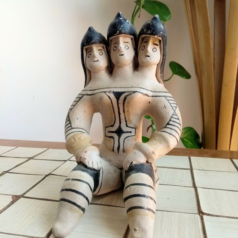 Escultura Indígena Karajá Arte | Item de Decoração Arte-Indigena