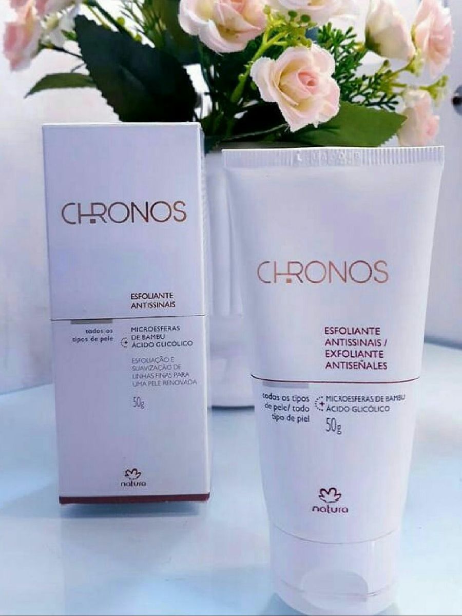 Esfoliante Antissinais Chronos | Cosmético Feminino Natura Chronos Nunca  Usado 54047825 | enjoei