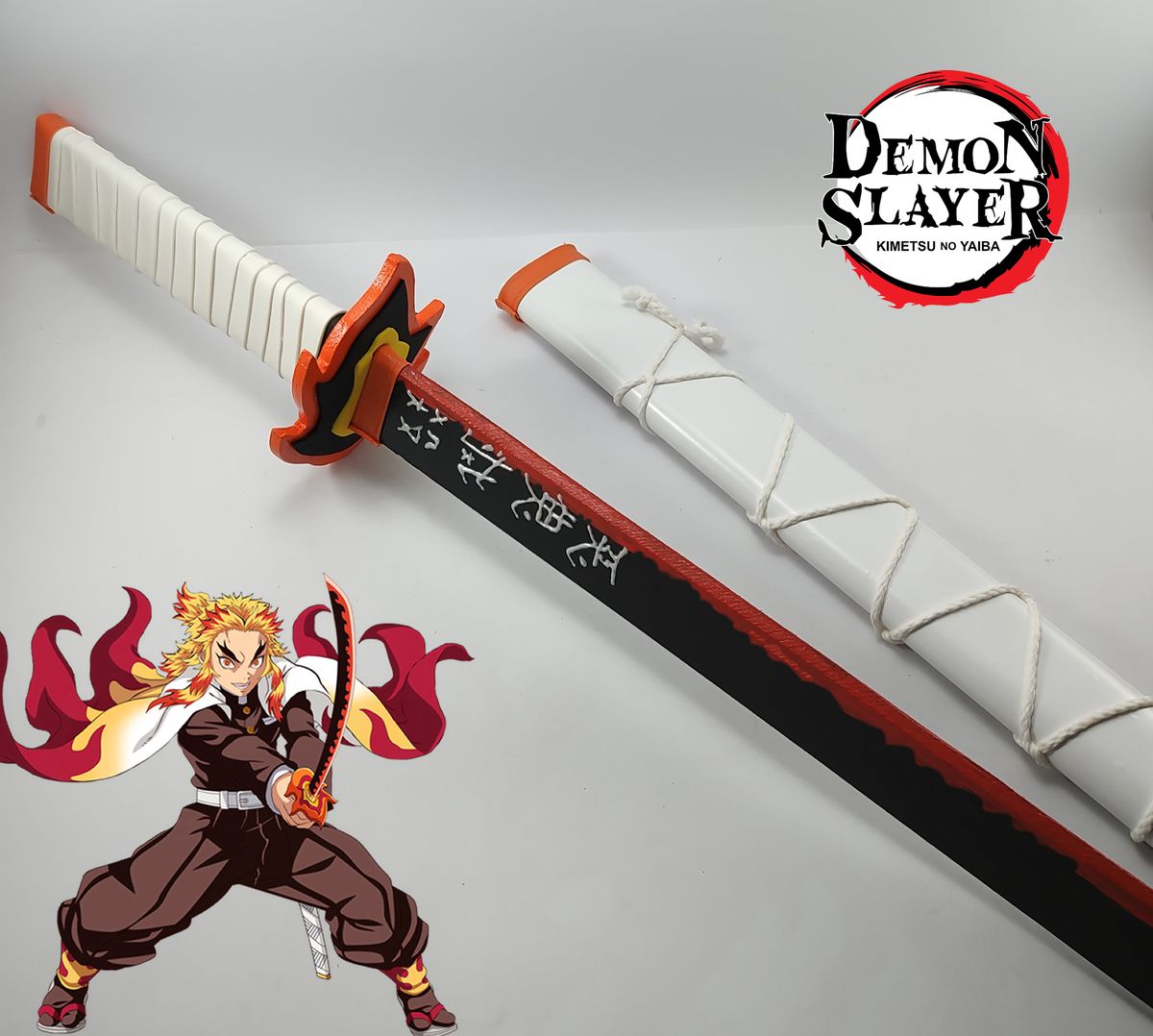 Espada Katana Samurai Anime Demon Slayer Kyojuro Rengoku