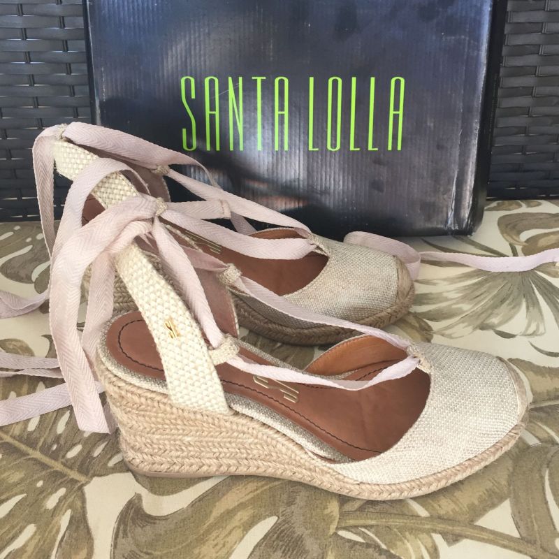 Espadrille amarração hot sale santa lolla