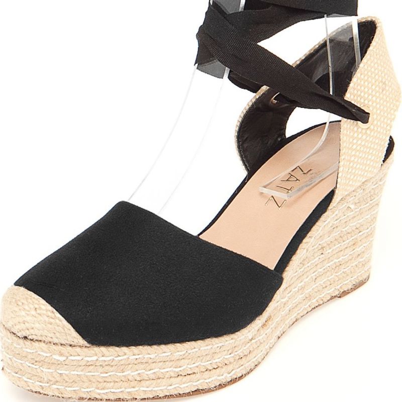 Sandália zatz hot sale espadrille anabela