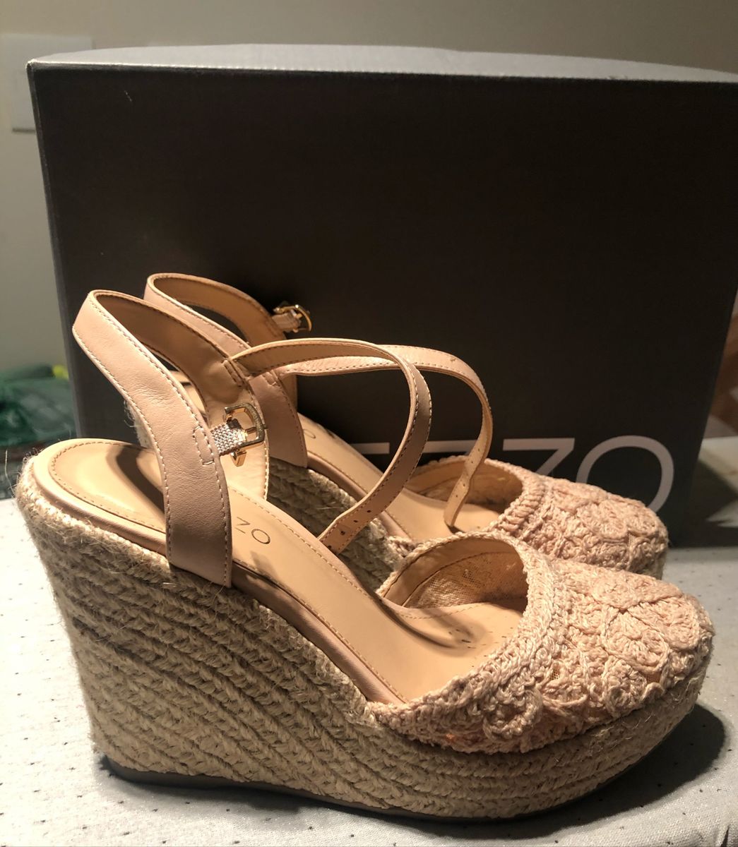 sandalia arezzo espadrille