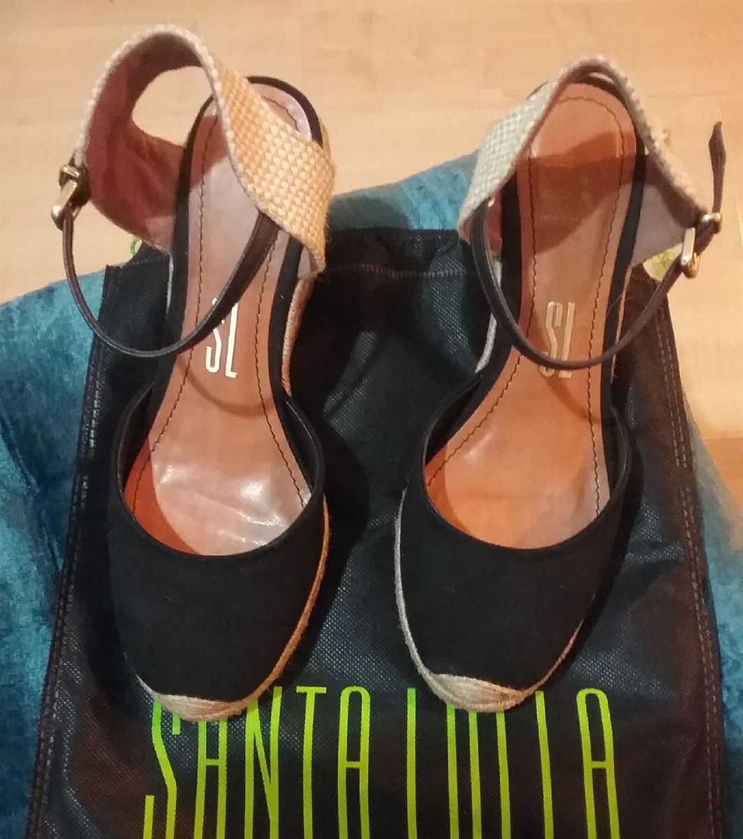 espadrille santa lolla preta