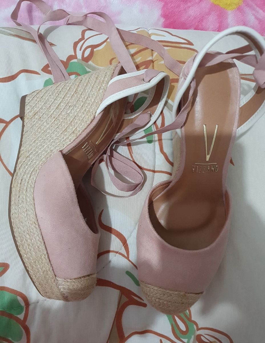 Espadrille Salto Plataforma Linda da Vizzano Sand lia Feminina