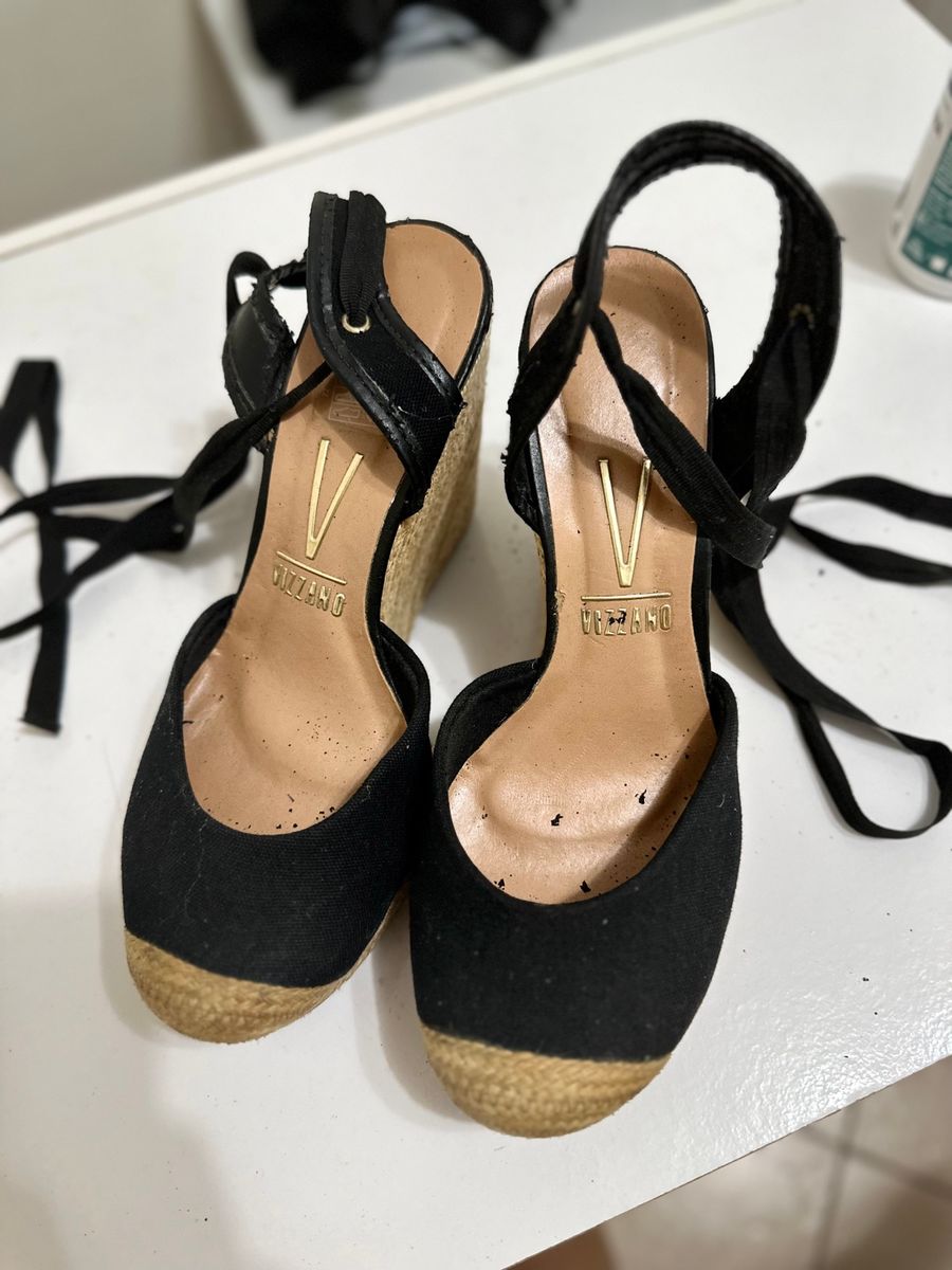 Sandália espadrille deals vizzano amarração