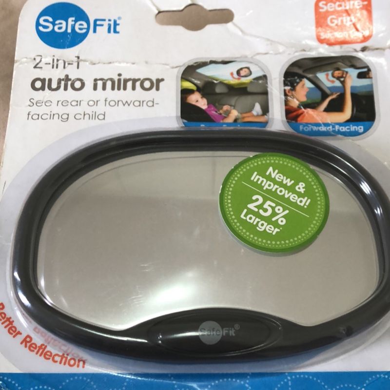 Espelho para Enxergar Bebês/Crianças No Carro, da Safefit, em 1, Novo  Item Infantil Safefit Nunca Usado 41064803 enjoei