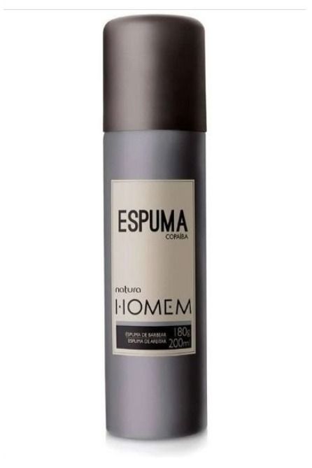 Espuma de Barbear Natura Homem 200ml/180g - Lacrado | Creme Masculino Natura  Nunca Usado 84215264 | enjoei