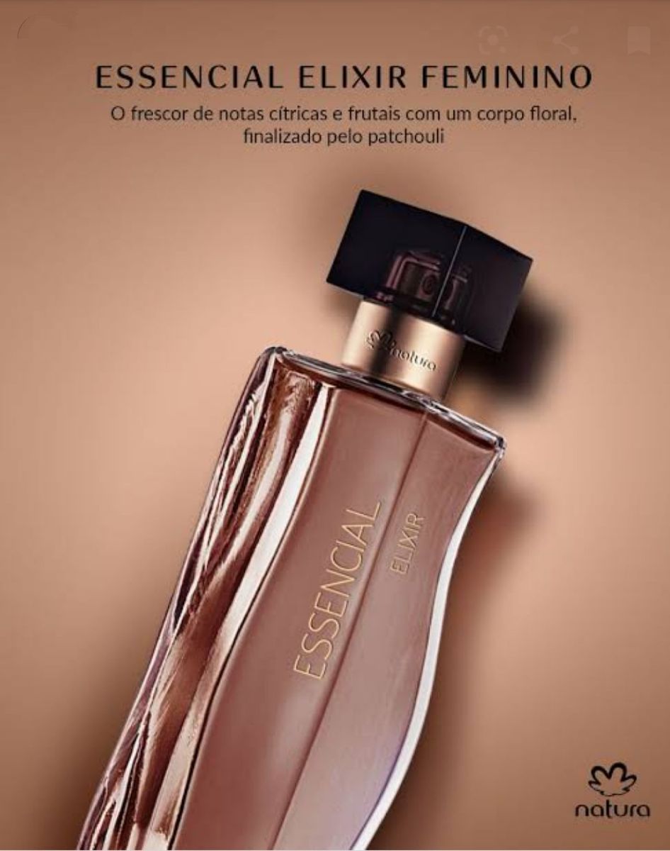 Essencial Elixir Feminino de Natura | Perfume Feminino Natura Nunca ...