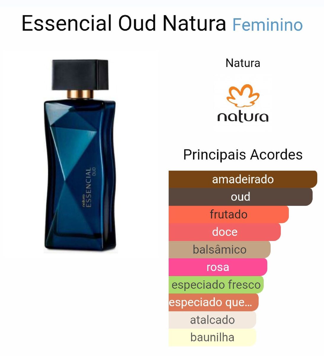 Essencial Oud Feminino Deo Parfum 100ml - Novo | Perfume Feminino Natura  Essencial Nunca Usado 80360848 | enjoei