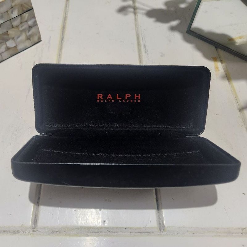 Estojo Porta Óculos Ralph Lauren Óculos Feminino Ralph Lauren Usado  105879828 enjoei
