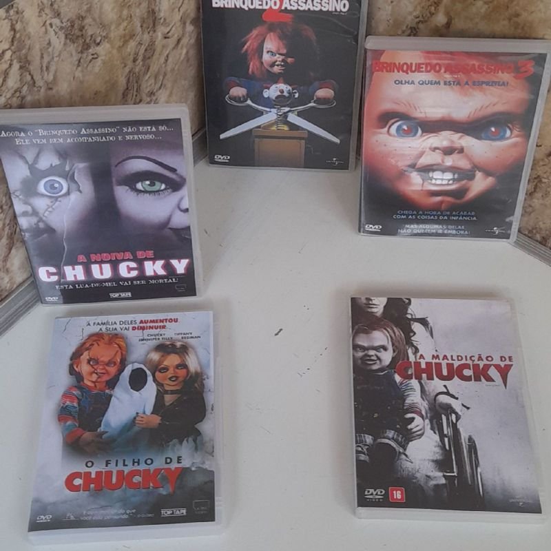 Coleção Dvds Filmes - Brinquedo Assassino ( Chucky )