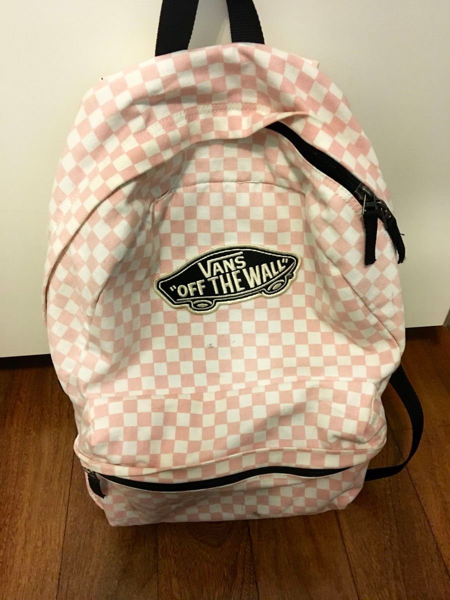 vans xadrez rosa