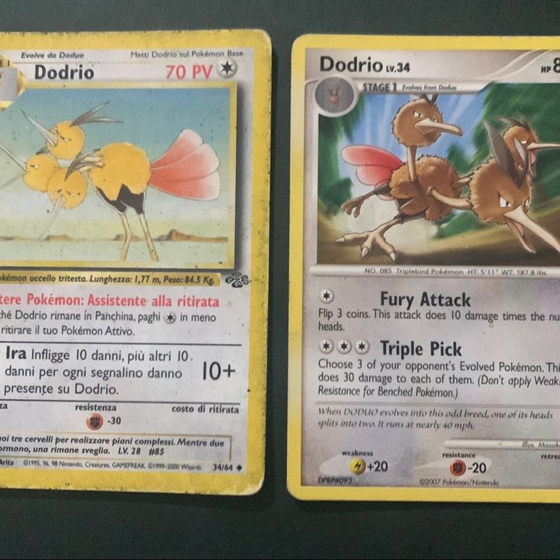 Evoluo do Doduo (Dodrio) 1995 e 2007 | Usado 88583727 | enjoei