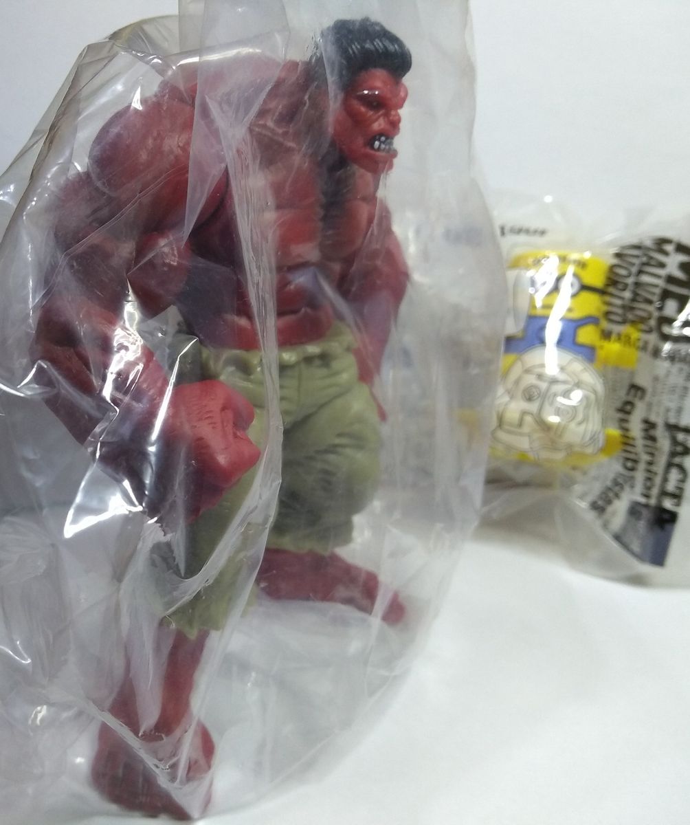 Exclusivo Boneco Hulk Vermelho Único No Site Filme e Série Goo Jit Zu Nunca Usado