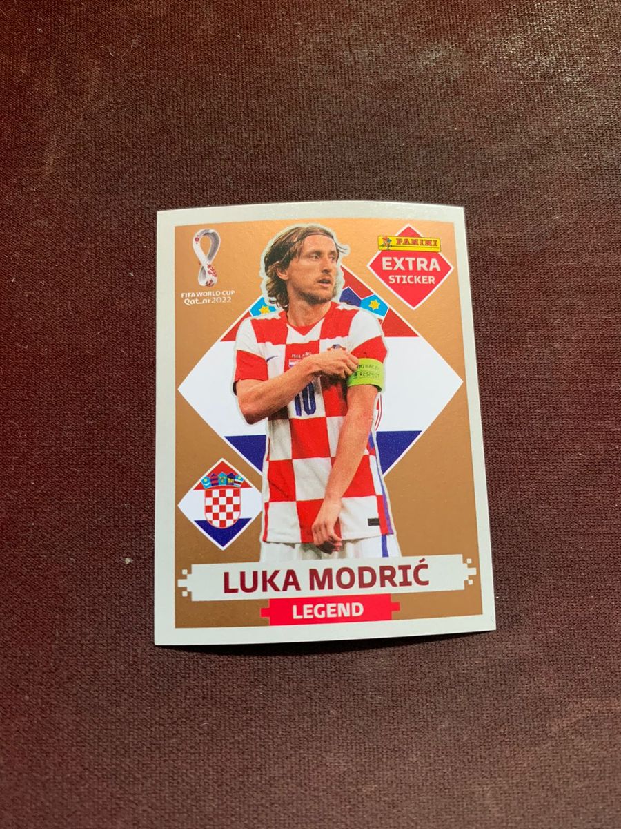 Extra Sticker - Legend | Luka Modric Bronze (figurinha Extra) Copa Do ...