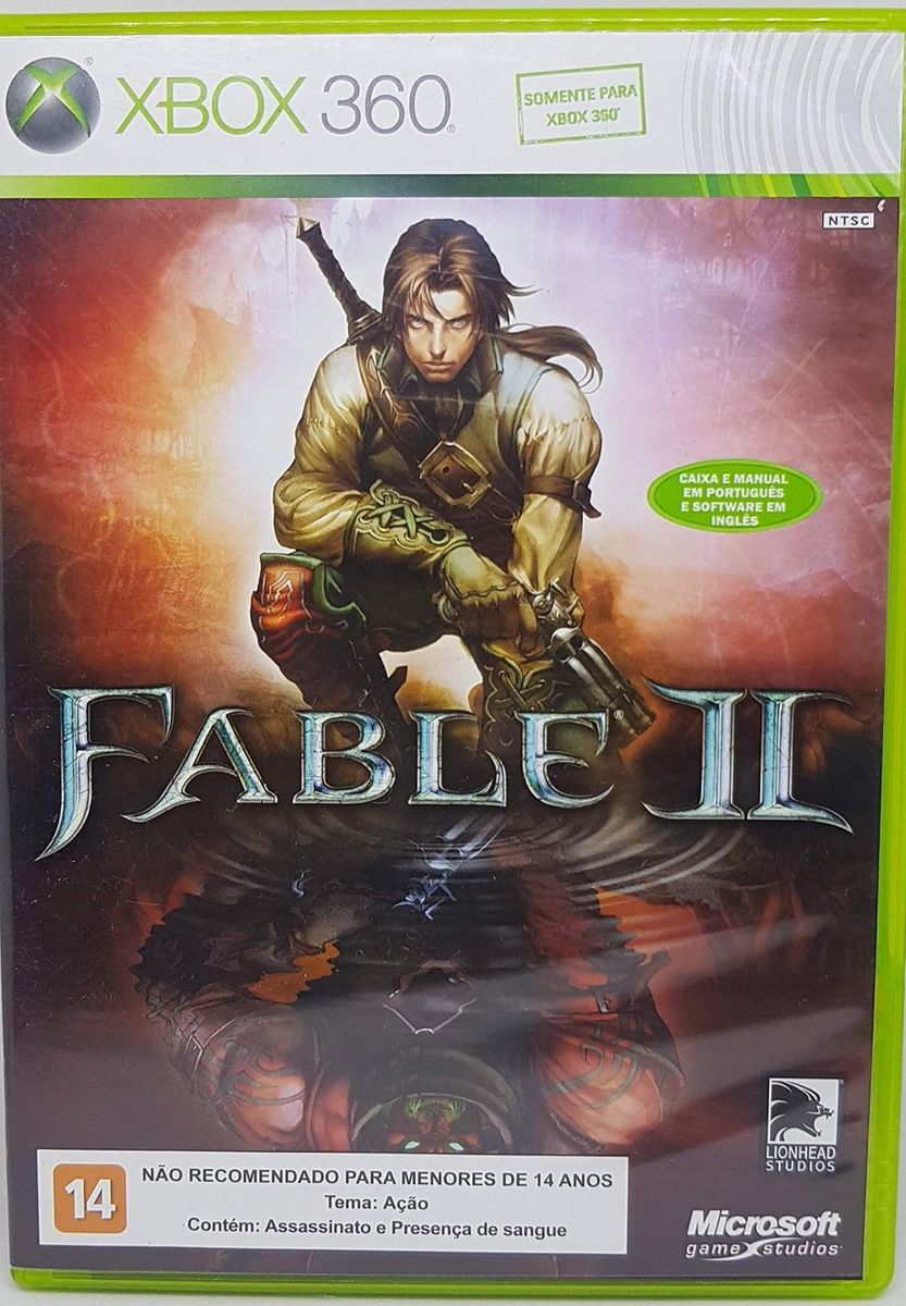 Fable 2, Jogo de Xbox 360, Original, Mídia Física, Jogo de Computador Xbox  360 Nunca Usado 91625343