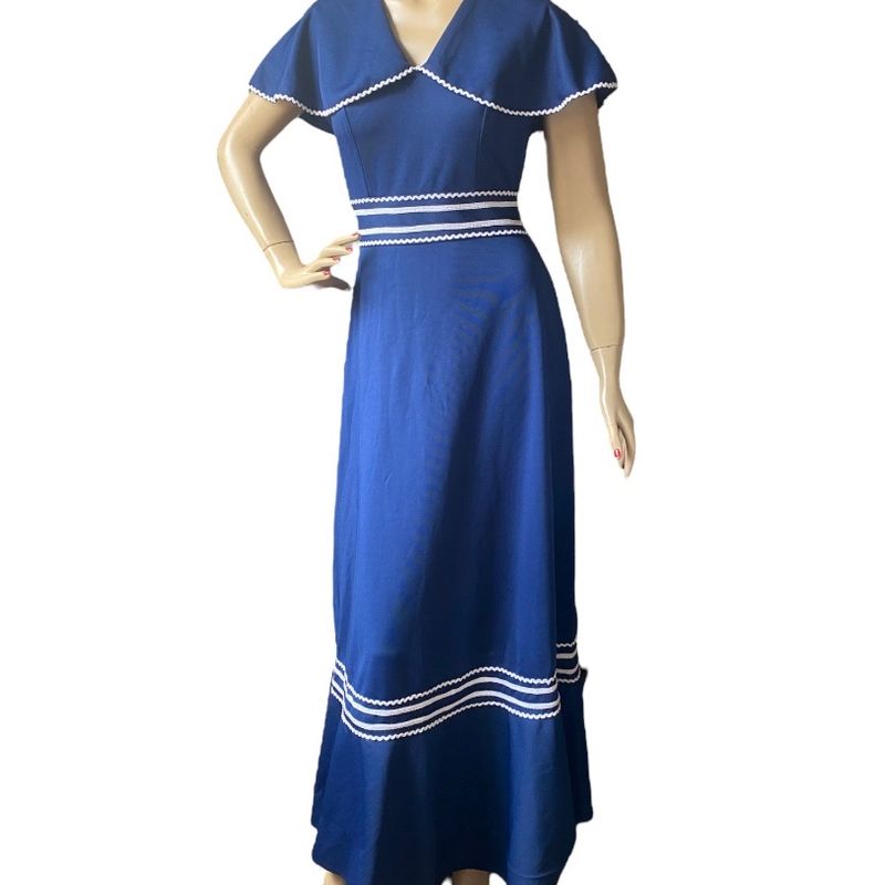 Fabuloso Vestido Vintage Longo Anos 70 Usado 108484591 enjoei