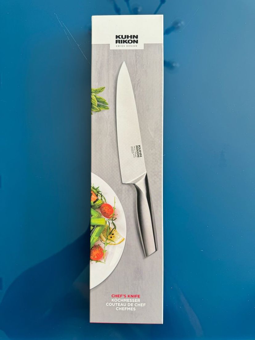 Faca do Chef em Aço Inox Kuhn Rikon - Importada (design Suíço) | Móvel ...