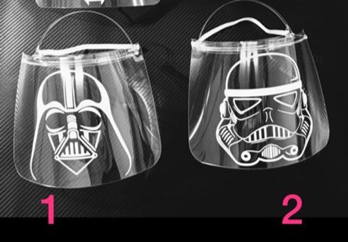 Face Shield Star Wars Filme E Serie Criado Para Pandemia Nunca Usado Enjoei