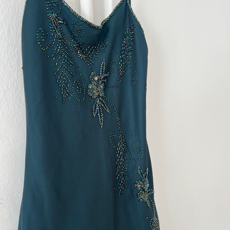 sachin and babi light blue dress Cloud Grey Floral Kota Organza Fairy Dress