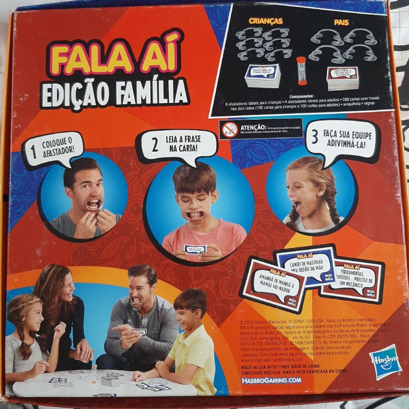 Jogo Fala Aí - Edição Família - Hasbro