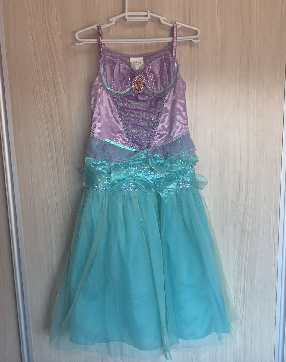 Fantasia Ariel Disney Store | Roupa Infantil Para Menina Disney Usado ...