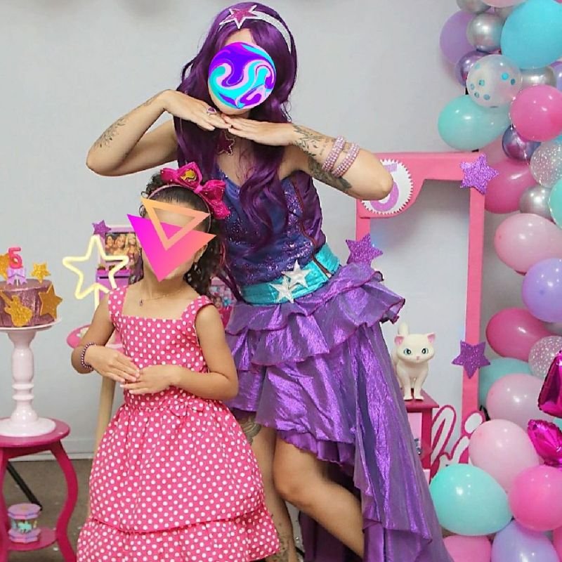 Fantasia Barbie Princesa Pop Star Infantil Com Coroa