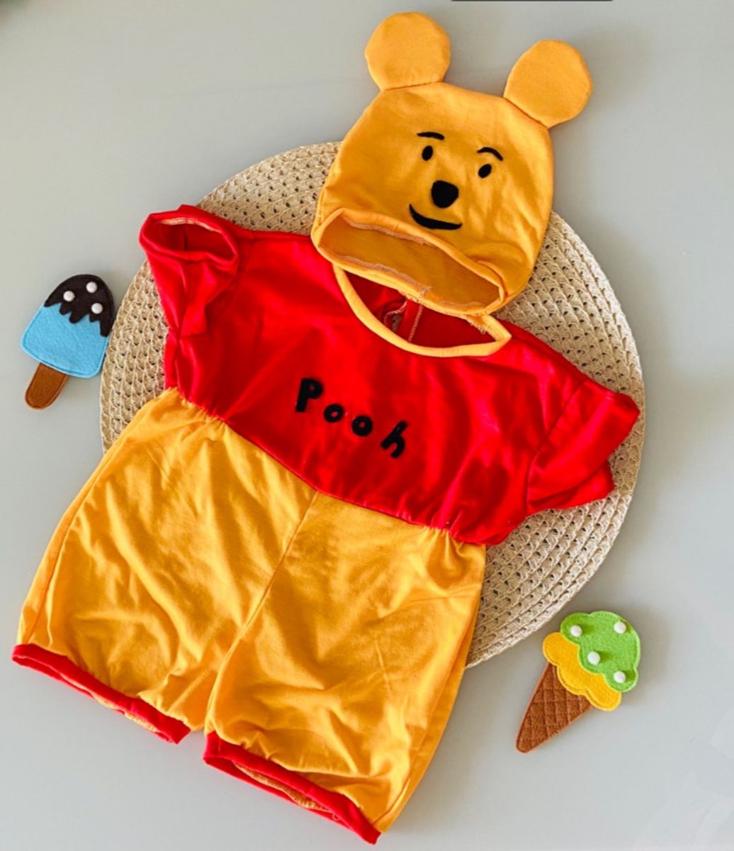 Fantasia Bebê Ursinho Pooh | Roupa Infantil para Bebê Nunca Usado ...