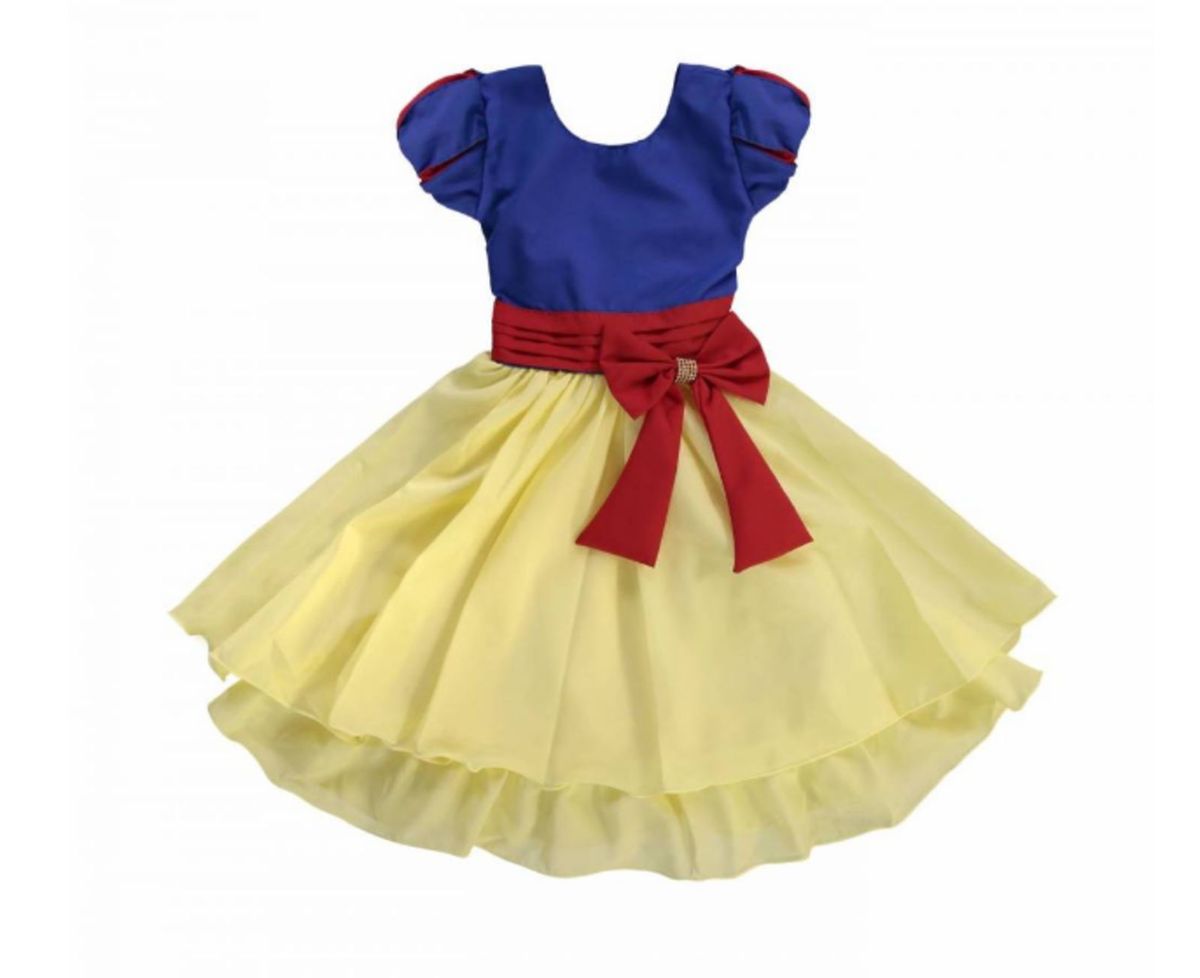 roupas da branca de neve infantil