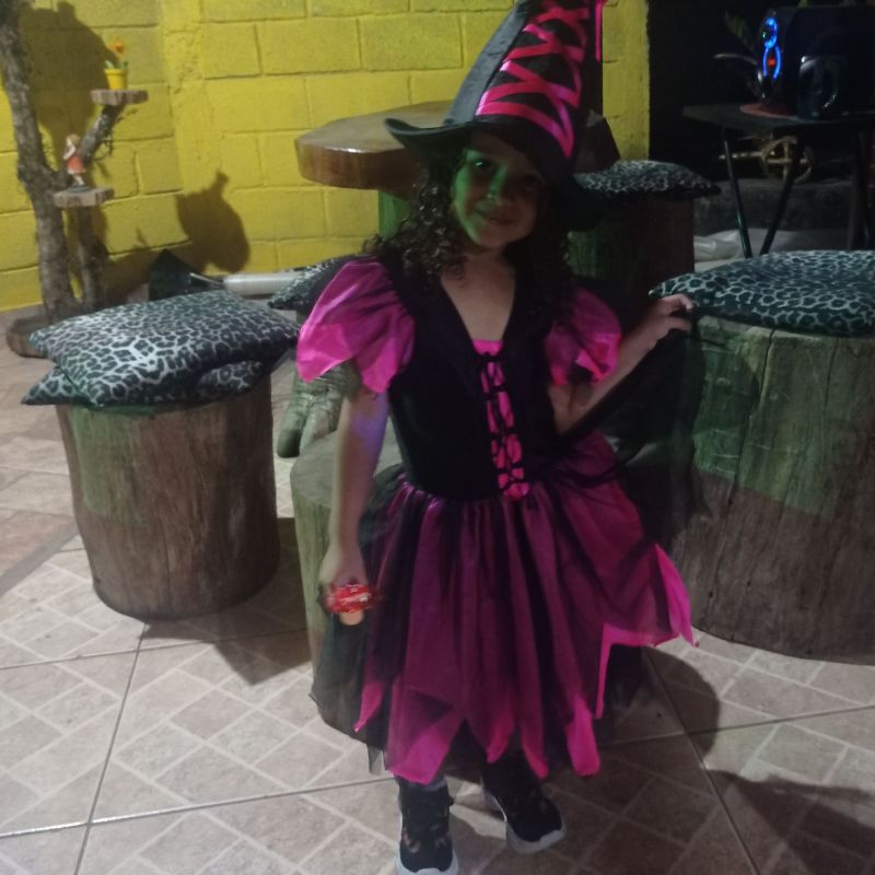 Fantasia Bruxinha Luxo Halloween – Fun kids