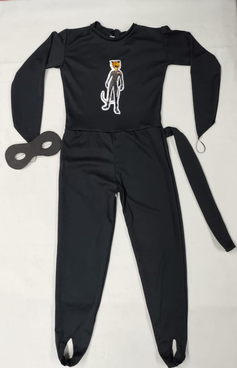 Fantasia Cat Noir Infantil - Miraculos - Tamanho 01, Roupa Infantil para  Menino B.Kids Nunca Usado 54923526