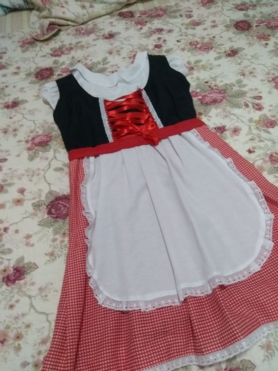 Fantasia Chapéuzinho Vermelho (mãe) | Roupa Infantil para Menina Usado ...