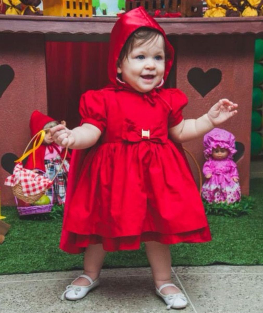 roupa do chapeuzinho vermelho infantil