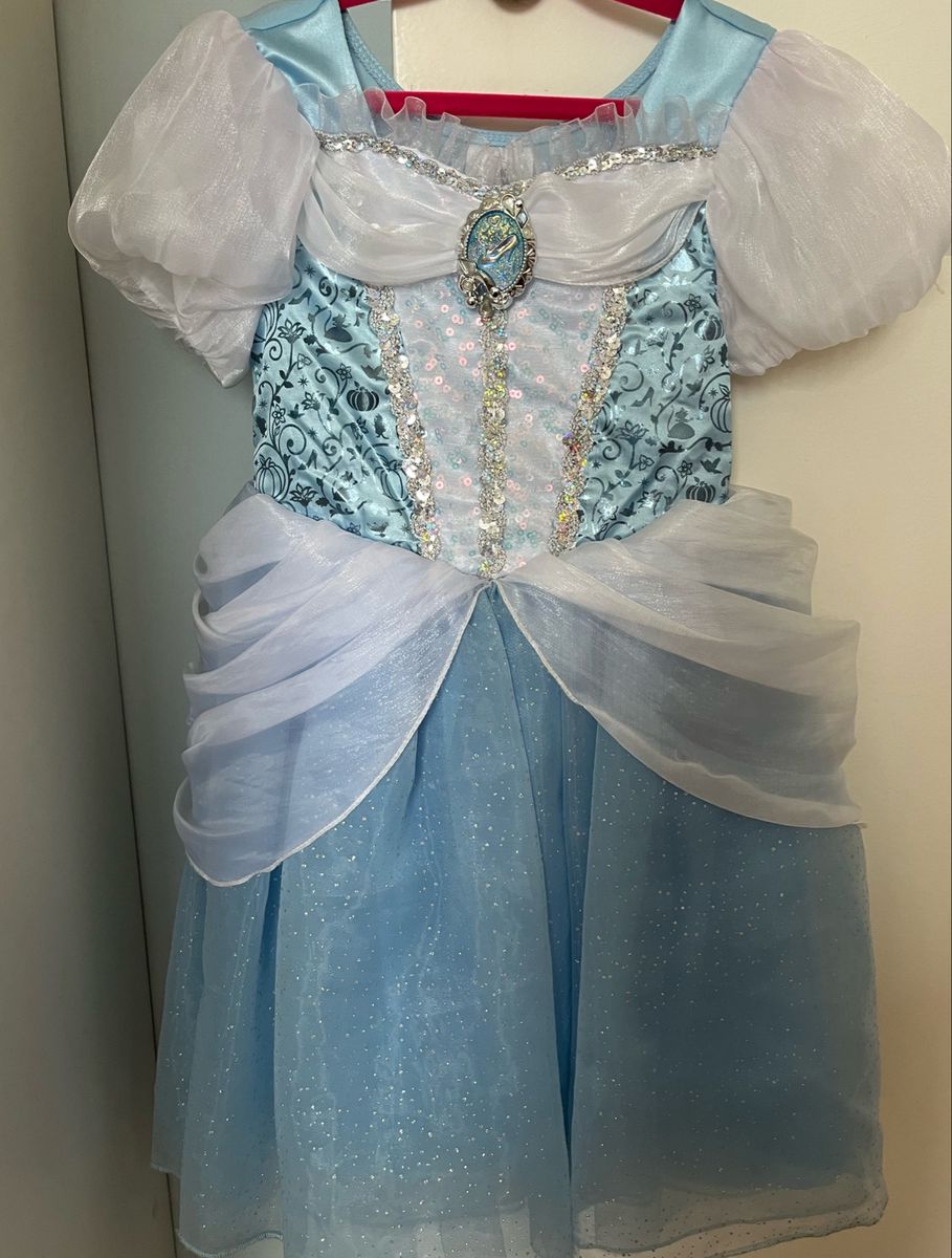 Fantasia Cinderela Original Disney | Roupa Infantil para Menina Disney ...
