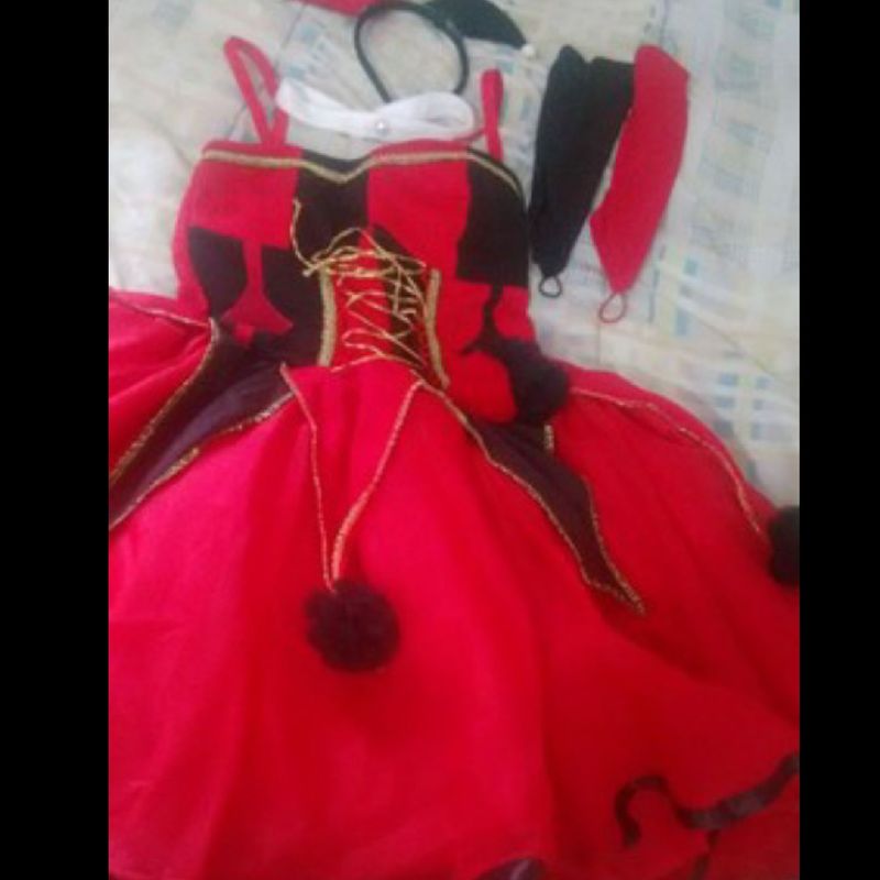 Fantasia Arlequina | Vestido de Festa Feminino Usado 70508537 | enjoei