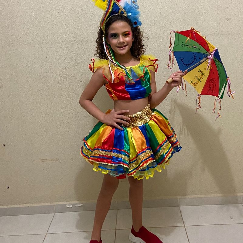 Fantasia de Carnaval  Roupa Infantil para Menina Ultraje Usado