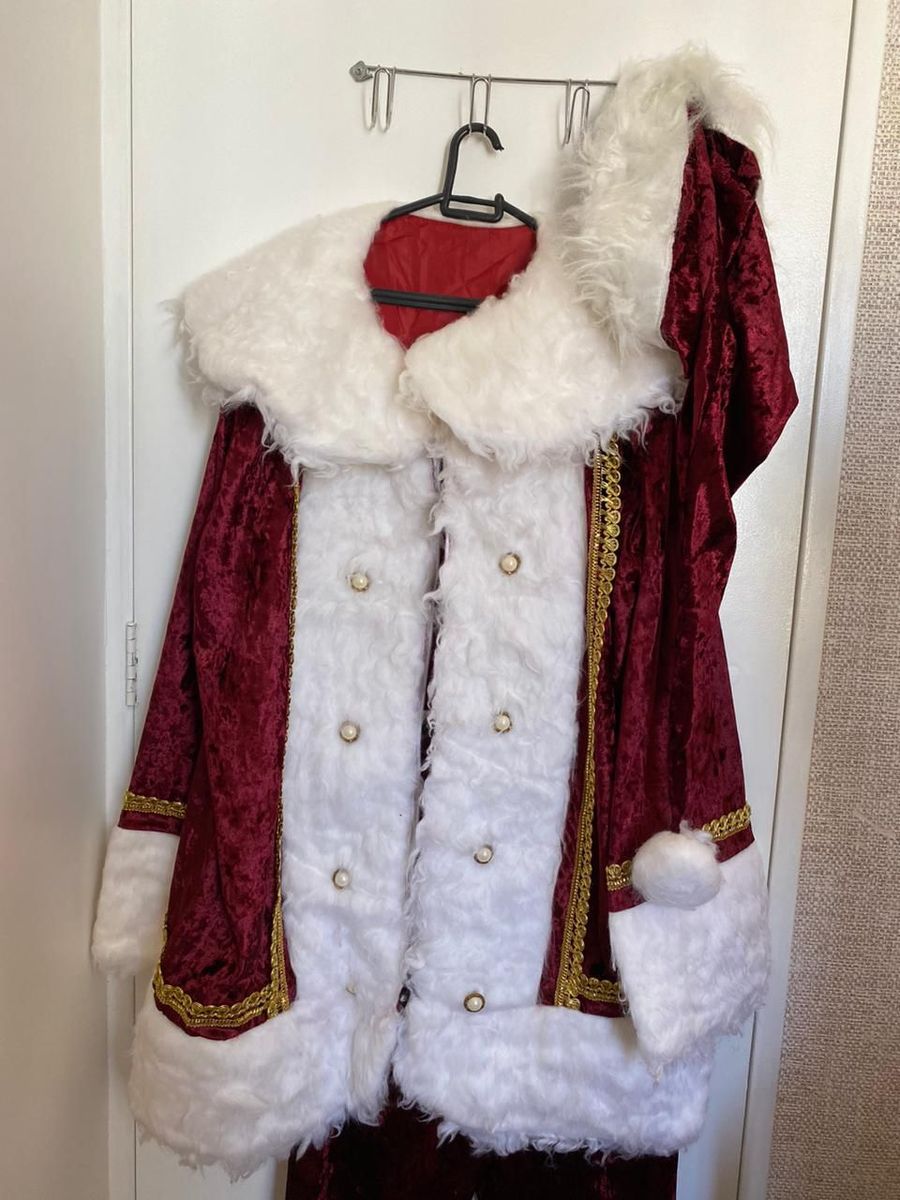 Roupa de papai store noel de luxo