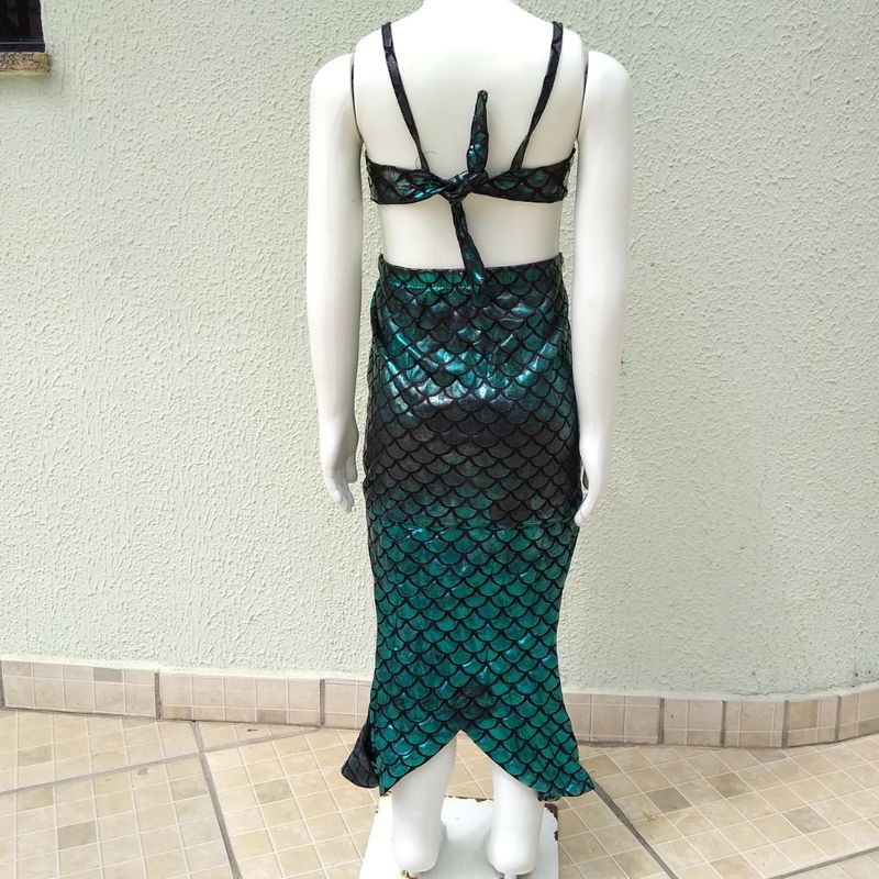 Fantasia Sereia, Roupa Infantil para Menina Fantasia Sereia Usado 90140269