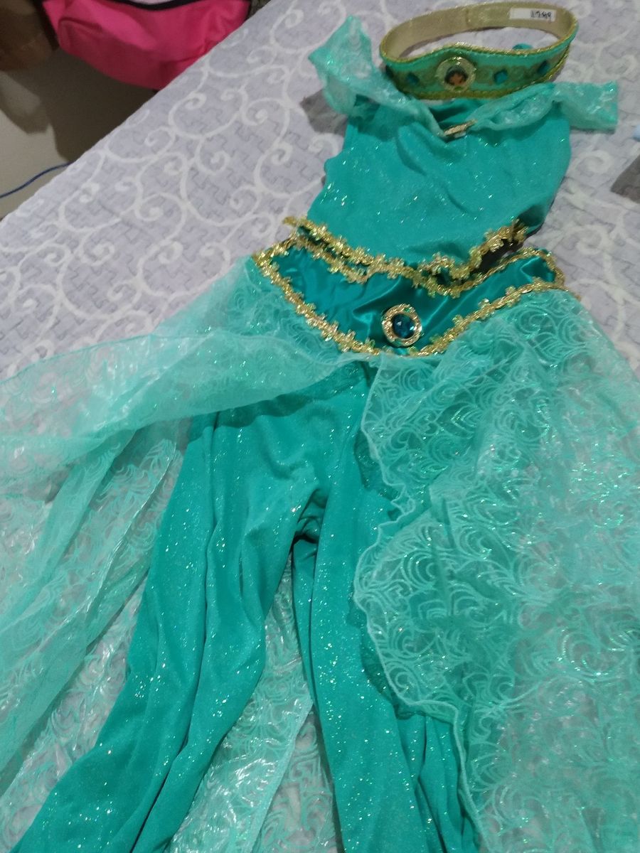 vestido jasmine disney