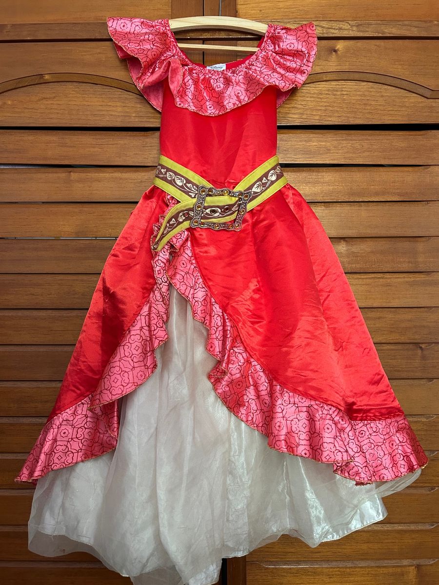 Fantasia Elena de Avalor Disney Roupa Infantil para Menina