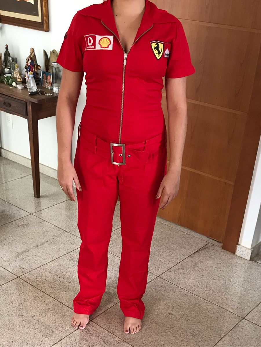 macacao formula 1 feminino