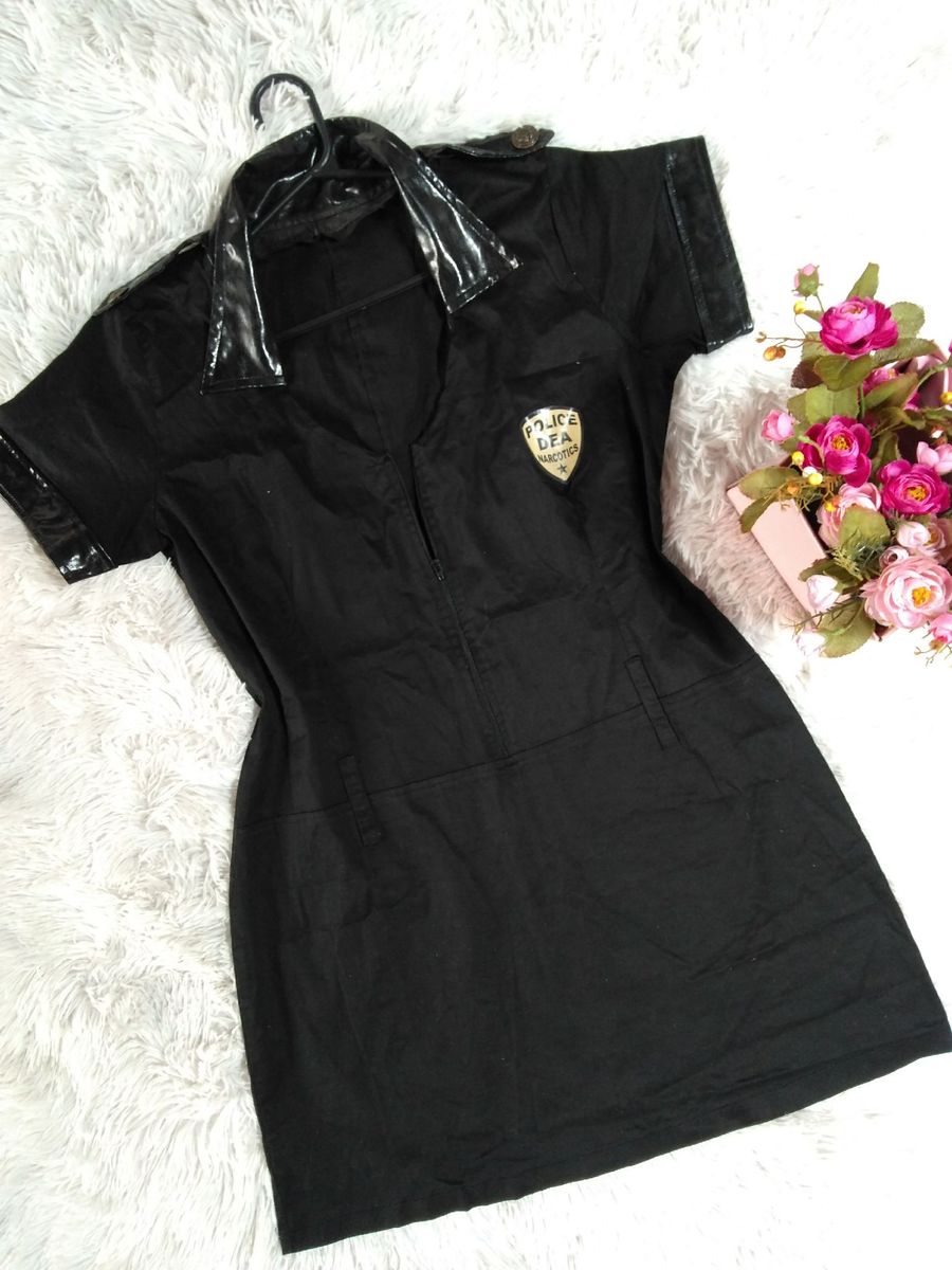 vestido de policial feminina