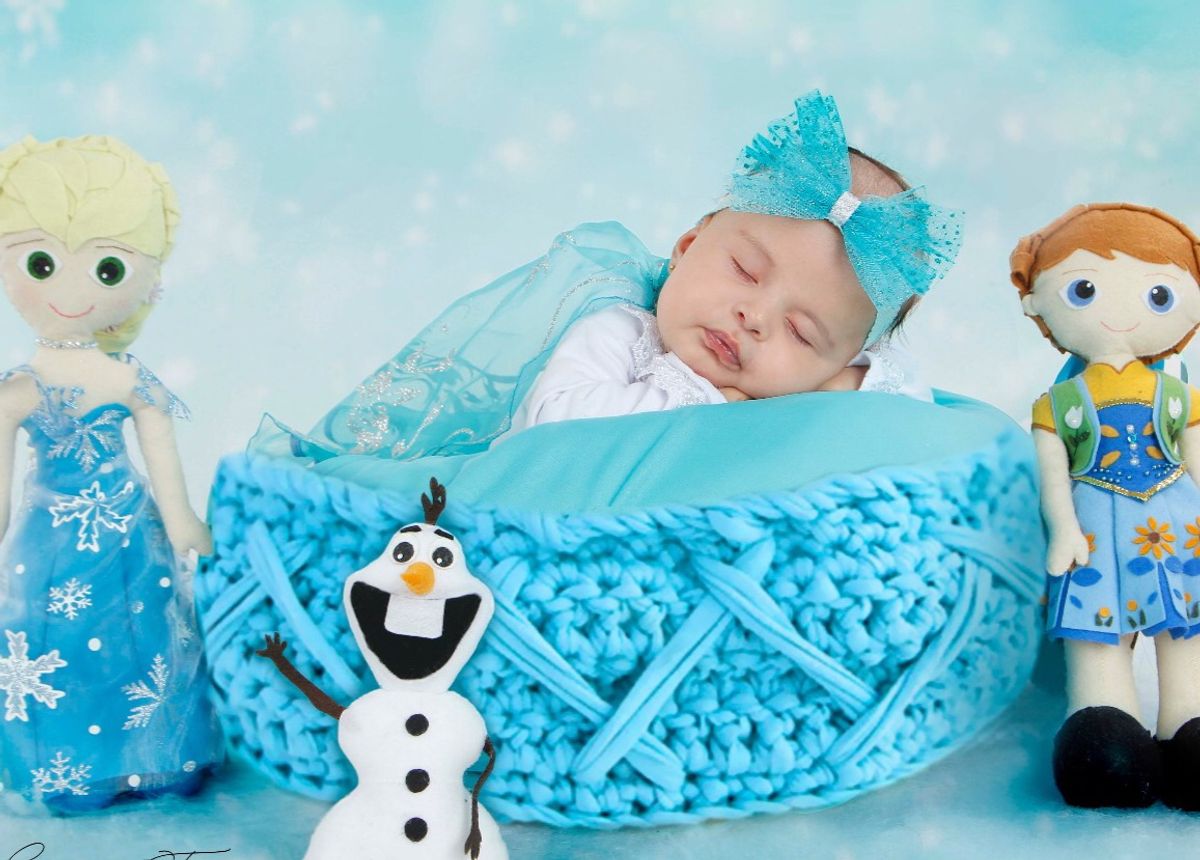 fantasia frozen bebe